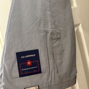 Saddlebred Pinstripe Blue Trousers